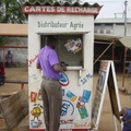 Cotonou, Benin. Africa. Community Payphone