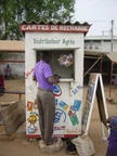 Cotonou, Benin. Africa. Community Payphone