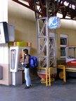 Salzburg, Austria, train station payphone