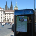 Prague, Czech Republic. Castle Payphone