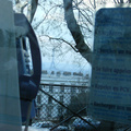 Paris payphone, Eiffel Tower in background