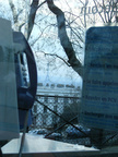Paris payphone, Eiffel Tower in background