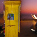 Thessaloniki, Payphone at Sunset