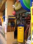 Mallorca, Spain. Removable pay phone