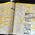 Yellow Pages. Inside the HMV store, Rue Peel and Rue Sainte-Catherine.
