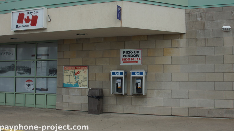 (905) 354-0641, (905) 354-8166. Niagara Falls Payphones.