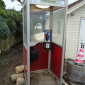 Phonebooth at the Pigeon Point Lighthouse HI-AYH Hostel in Pescadero, California.