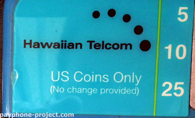 Hawaiian Telcom Payphone Logo.