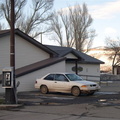 Victor, Idaho next to the Love Shack