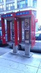 Two of Boston's Famous Chinatown Payphone Enclosures. August, 2013.