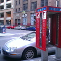 Two of Boston's Famous Chinatown Payphone Enclosures. August, 2013.