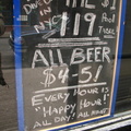 The 119 Bar . November, 2009.