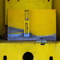 The Abandoned Yellow Payphone at the Abandoned Yellow Building, Then and Now.