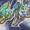 Graffiti Wall on the Abandoned Yellow Building