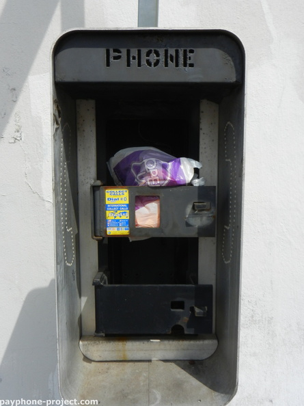 Abandoned payphone at Two Ways Chinese &amp; Japanese Restaurant. 59-02 Northern Boulevard in Woodside, Queens.