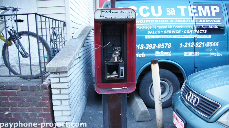 Abandoned Red Payphone
