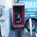 Abandoned Red Payphone