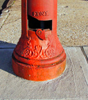 Red Emergency Callbox, NYC