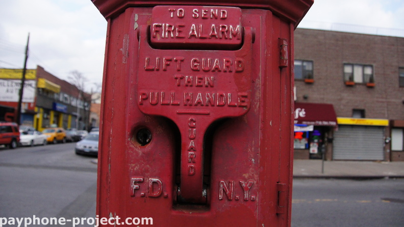 Detail of a F.D.N.Y. Emergency Callbox