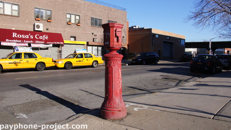 Red Emergency Callbox, NYC