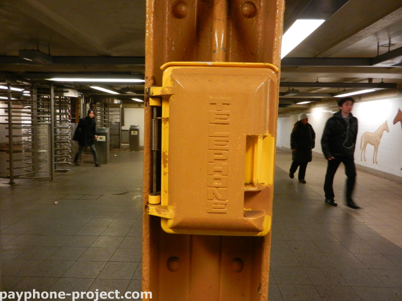 Emergency Telephone at the 5th Avenue N/Q/R Subway Station