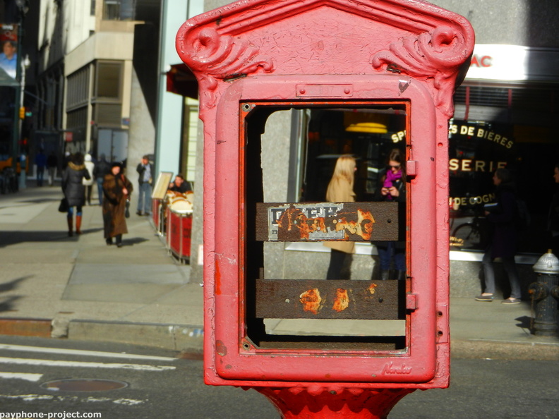 This is the first time I noticed that the call boxes bear the brand name of Norelco.