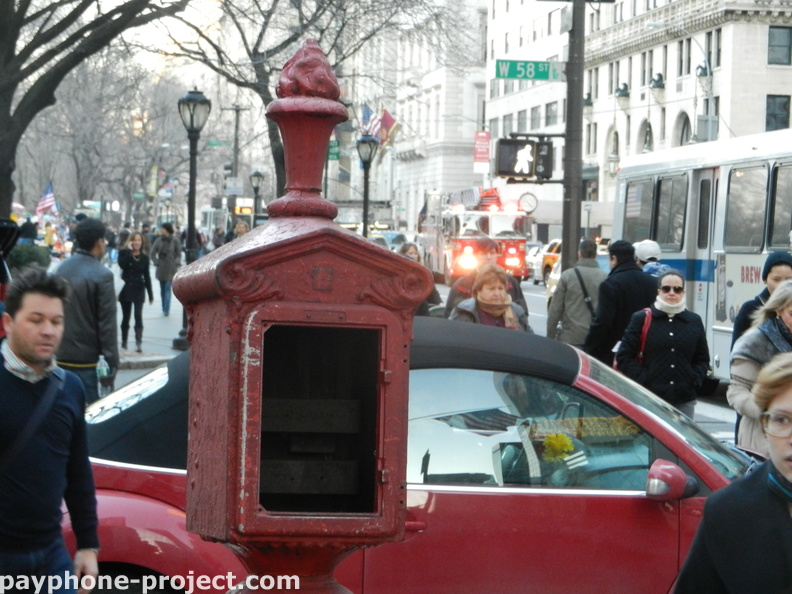 Ironically, a fire engine approached just as I took this photo.