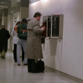 Payphones in Action. Rockefeller Center. January, 1999.