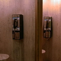 Two of three Bell Atlantic Payphones at Rockefeller Center. May, 2000.