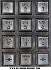 Mutant payphone keypad: It's got 2 stars and no # (pound) key