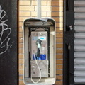 302 Broome Street. Abandoned Payphone. Coastal Communications.