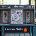 2nd Avenue Station, F Train. Abandoned Verizon Payphones. (212) 674-9620