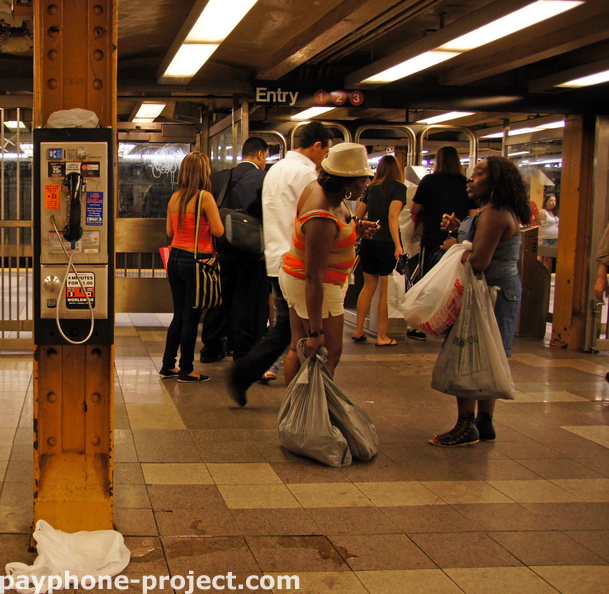 (212) 502-5755. PTS Payphone. 34th Street 1/2/3 Subway Station.