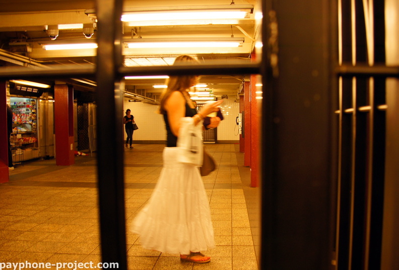 Payphone in the distance. (212) 997-8805. 42nd St/6th Ave B/D/F/M Subway.