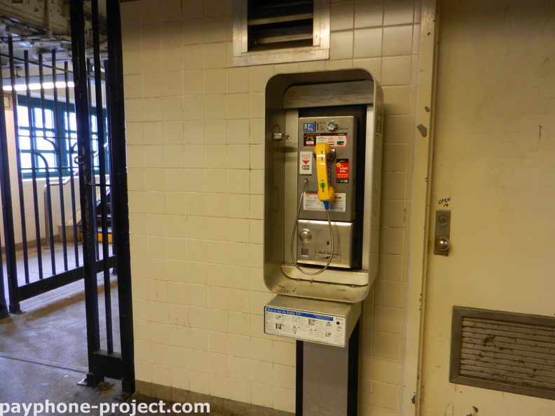 Payphone/TTY at the 33rd Street/Rawsom 7 Train Station. 