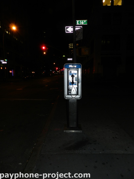 Payphone at Irving Place and East 16th Street.