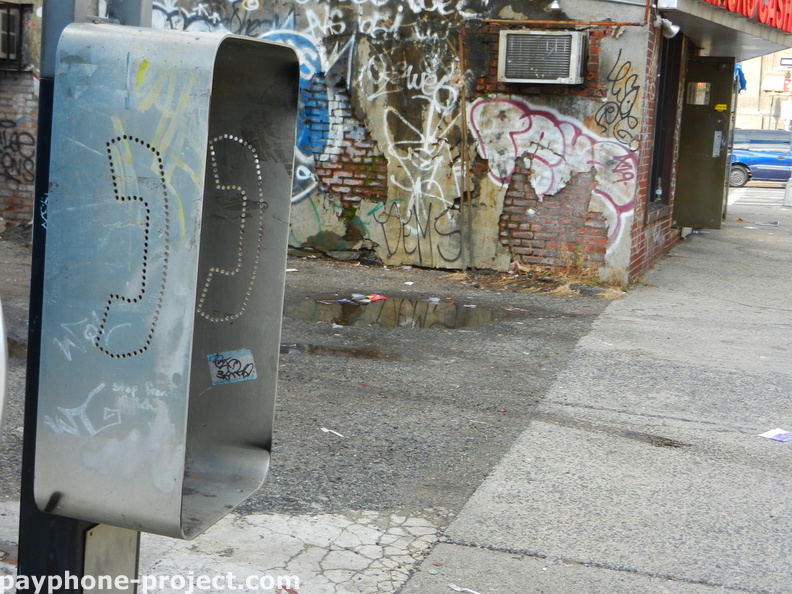 Abandoned Payphone Enclosure. 33rd Street near Queens Boulevard.