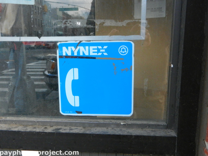 Old NYNEX sign. Greenpoint, Brooklyn.