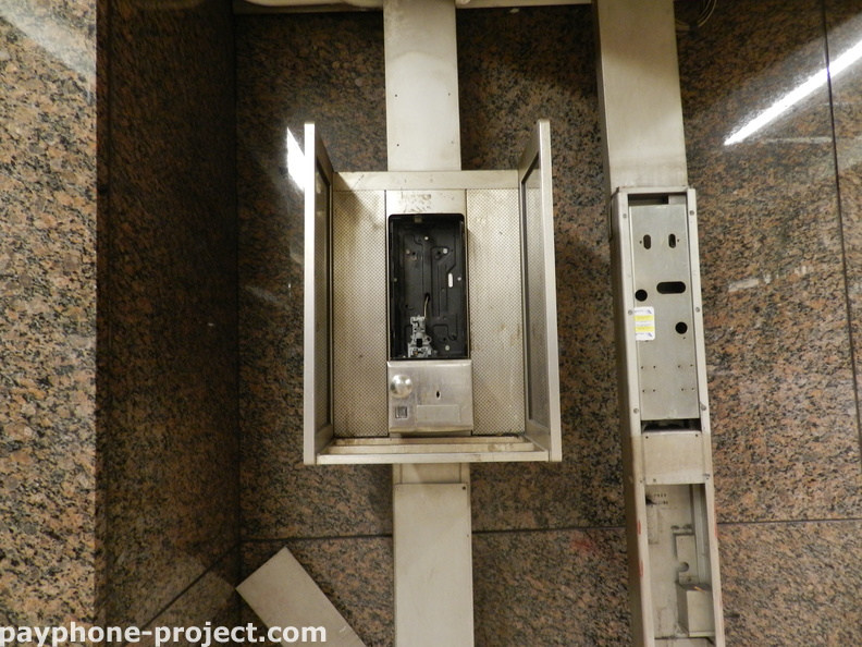 Abandoned Subway Payphone Enclosure