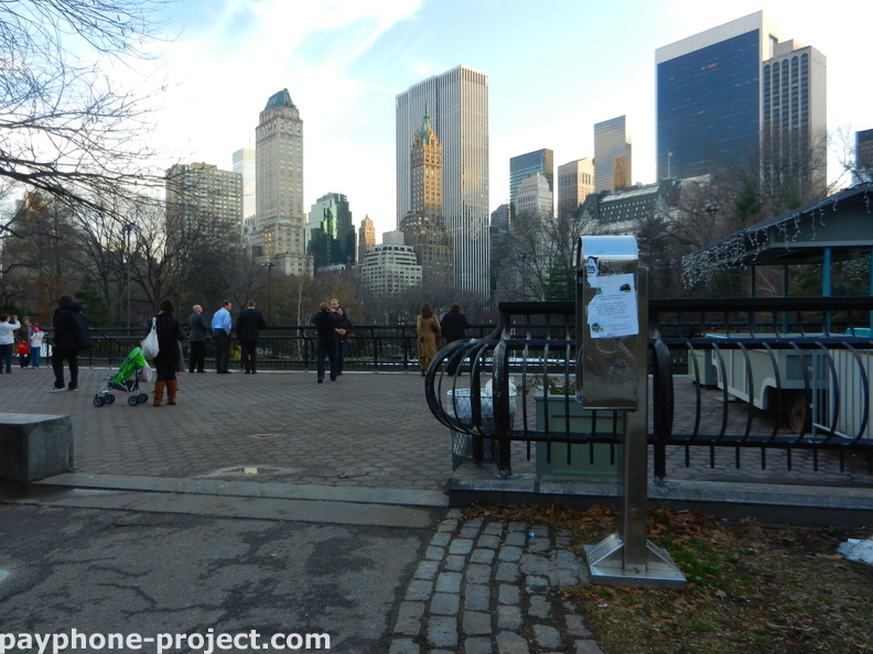 (212) 744-7231. Non-working payphone in Central Park. January, 2012