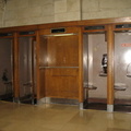 New York Public Library, Wood Phone Booths, July 2009