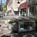 Toppled Payphone Enclosure, 5th Avenue