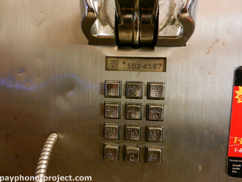 (212) 502-4587, Macy's Payphone