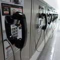 Eight Verizon payphones near the Time Inc. Ditto Center. September, 2010.