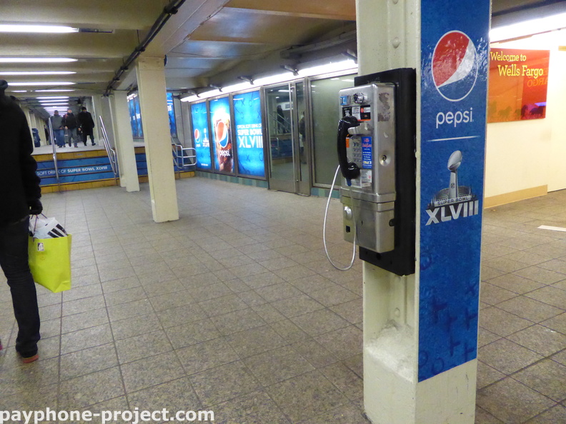 (646) 366-0273. Times Square Subway Payphone.