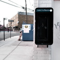Abandoned Payphone Enclosure. Broadway and 63rd St. Woodside, Queens.