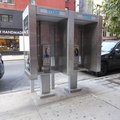 East 61st Street, South Side, Just East of Lexington Avenue. No dial tone on one and the wrong number is posted on the other.