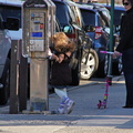 People Using New York City Payphones.