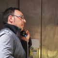 People Using New York City's Most Famous Payphone.
