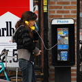 People Using NYC Payphones